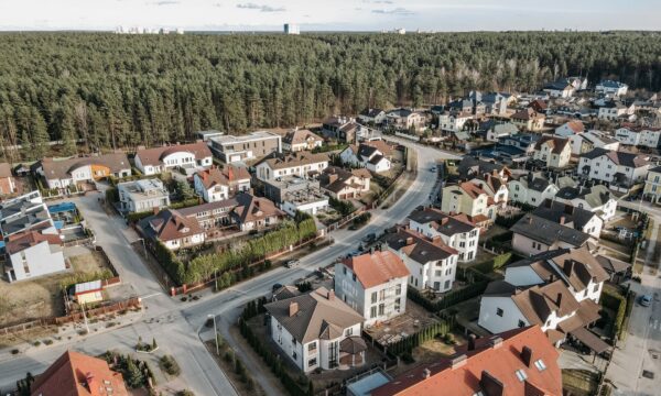 top view houses